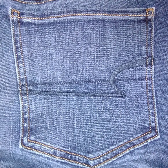 American Eagle Super Stretch Skinny Kick Boot Jeans 18 Long - Picture 9 of 11